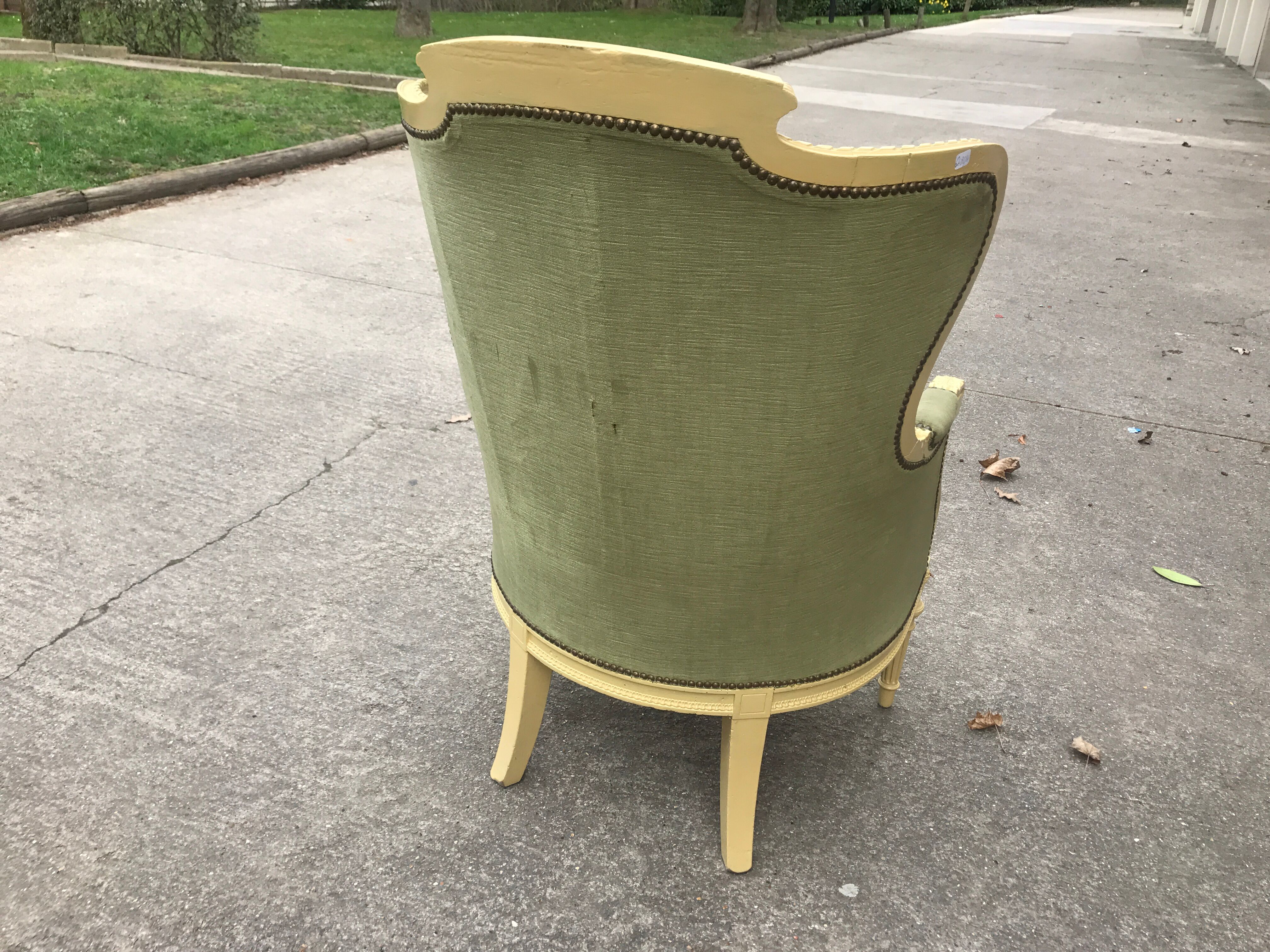 Louis XVI Bergere armchair