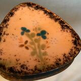 Enamelled enamel cup on copper