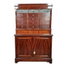 Notary's furniture: Napoleon III period cardboard box in mahogany