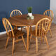 Blonde Ercol 384 Windsor Drop Leaf Table And Four 4 Model 400 Kitchen Chairs