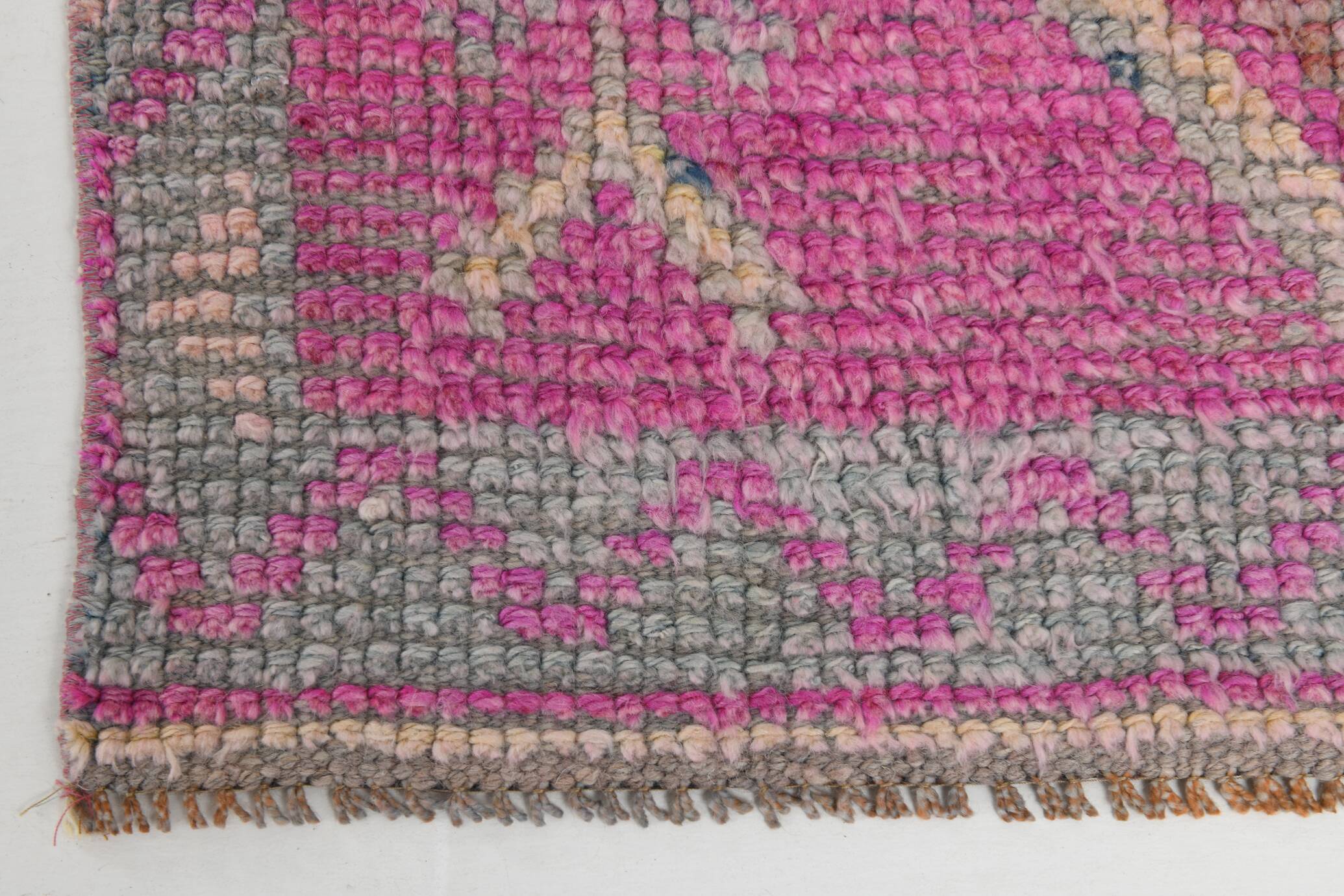 3x10 Faded Pink Orientel Turkish Runner Rug, 91x308Cm