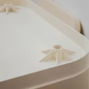 Vintage Componibili by Anna Castelli Ferrieri for Kartell, cream white,