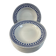 Set of 12 deep plates Sarreguemines Béatrice collection