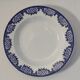 Set of 2 hollow plates Digoin Sarreguemines - Capri model - dark blue flowers