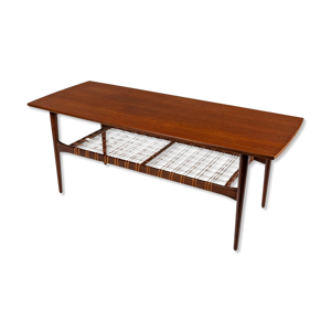 table basse teck & éclisse