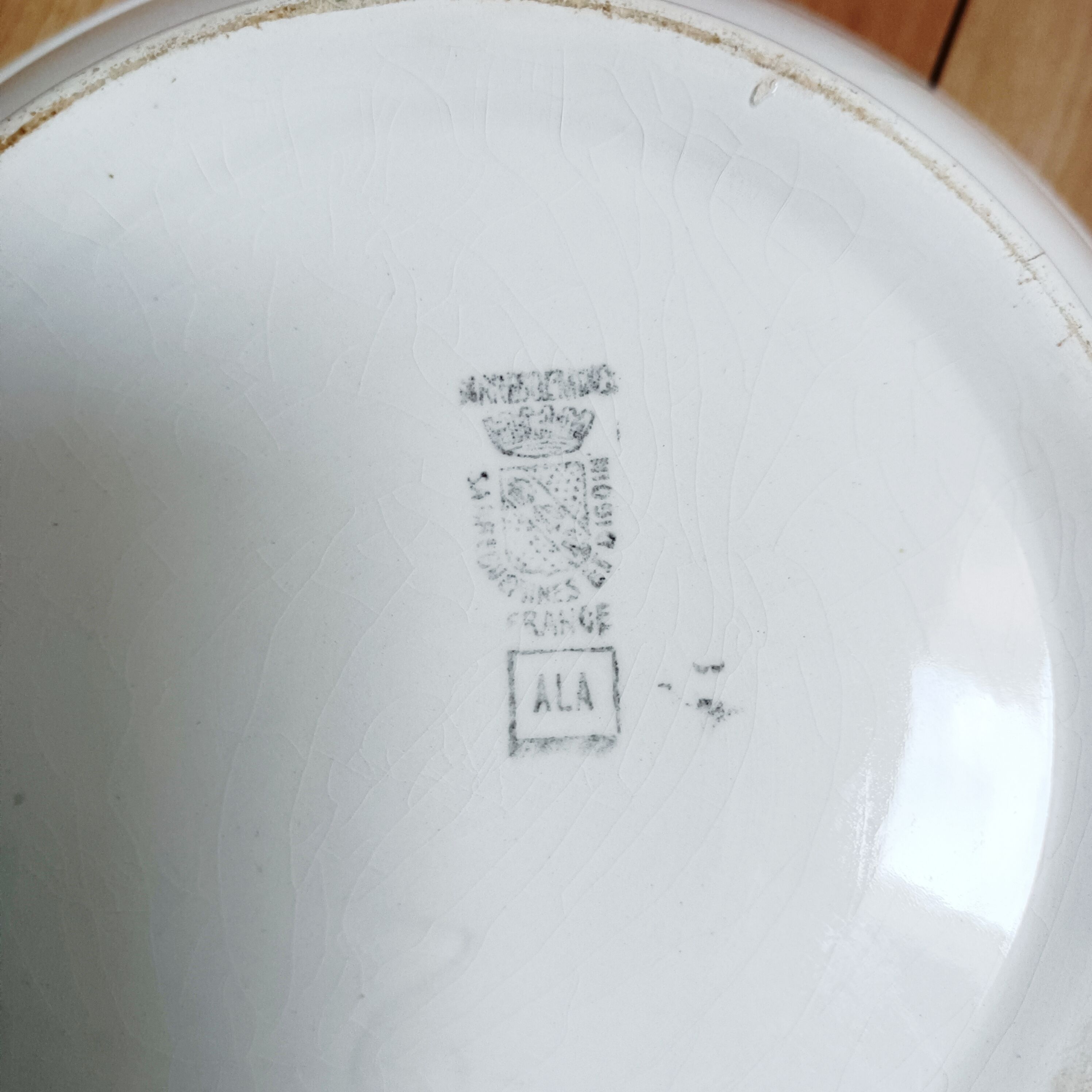 Sarreguemines and Digoin Ala salad bowl