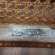 Fauteuil assise et dossier en cannage étiquette de Thonet ref sl02