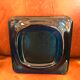 Cendrier en verre bleu 1970