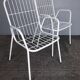 Pair 2 chairs / chairs Emu Rio metal vintage time 1960