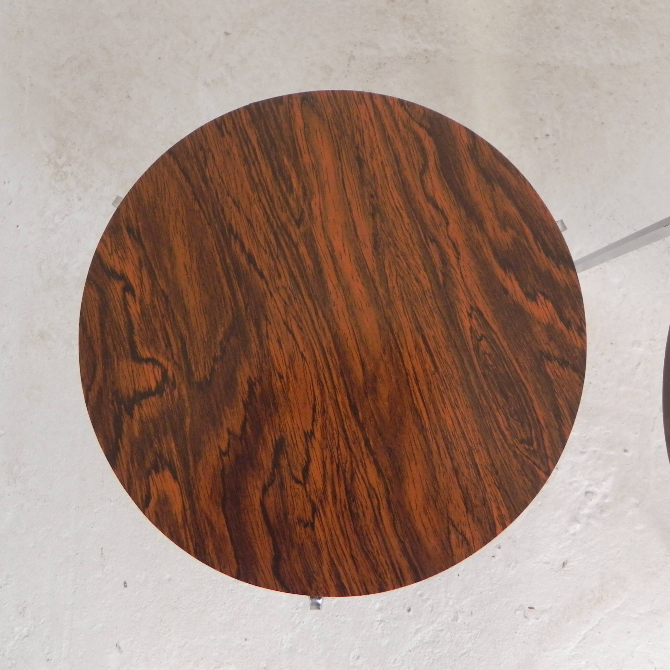 Set of 3 side tables, nesting tables Vaza Roden, 1960s.