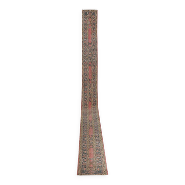 Tapis de couloir turc vintage