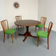 Table repas design Gianfranco Frattini pour Bernini model 522 année 60