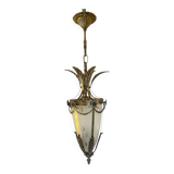 Bronze and polished glass suspension circa 1900