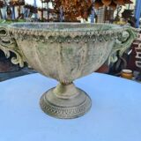 Medici vase in patinated iron