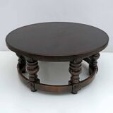 20th Century Louis XIII Style Walnut Coffee Table