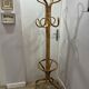 Vintage Italian Bamboo Rattan Coat Stand 1970s