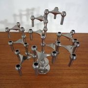 Candleholders by Ceasar Stoffi & Fritz Nagel for BMF, 1960s, Set of 12