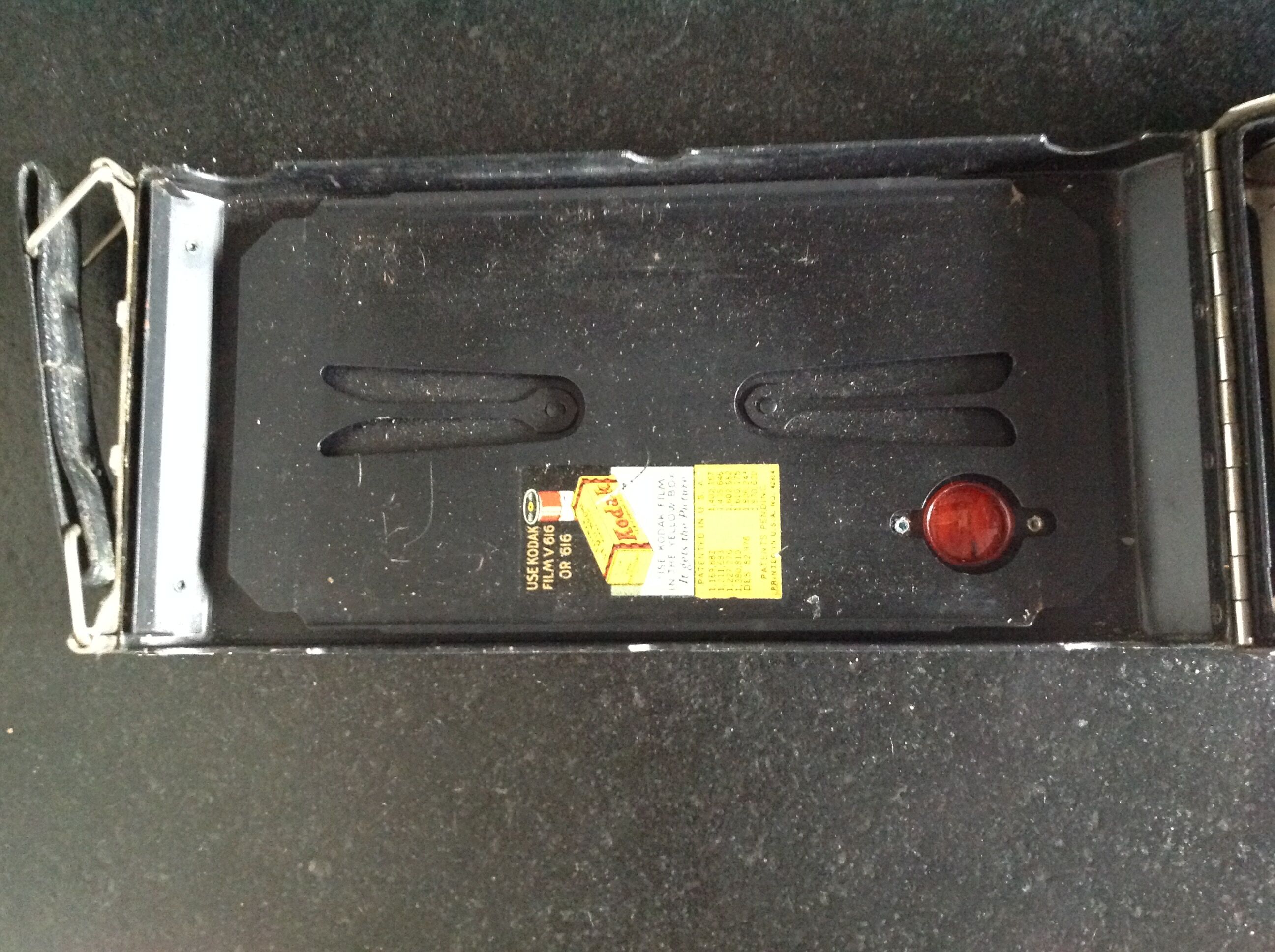 Kodak bellows camera with bag