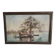 Old oil painting representing a landscape