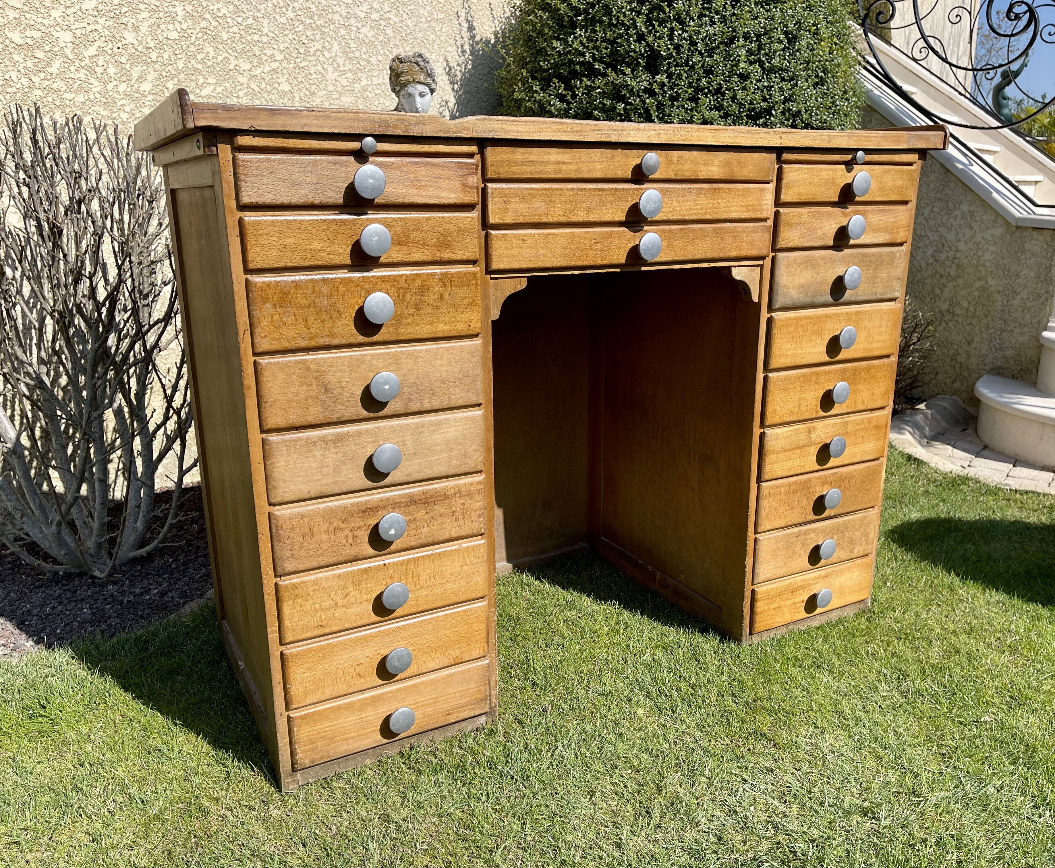 Watchmaker's workbench in beech
