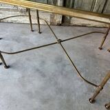 Tripartite coffee table attributed to Maison Baguès.