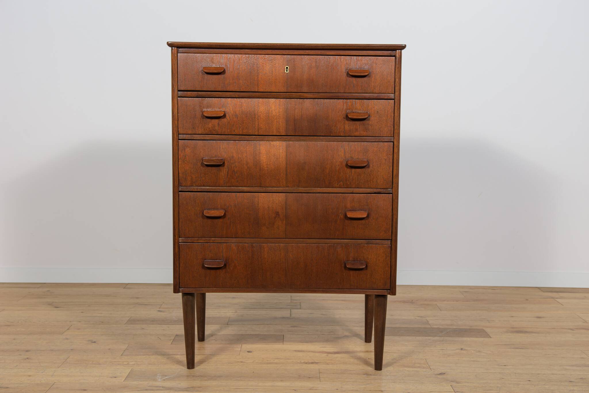 Commode en teck du milieu du siècle, Danemark, années 1960