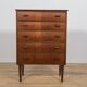 Commode en teck du milieu du siècle, Danemark, années 1960