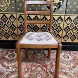 Suite of 8 English-style chairs with points