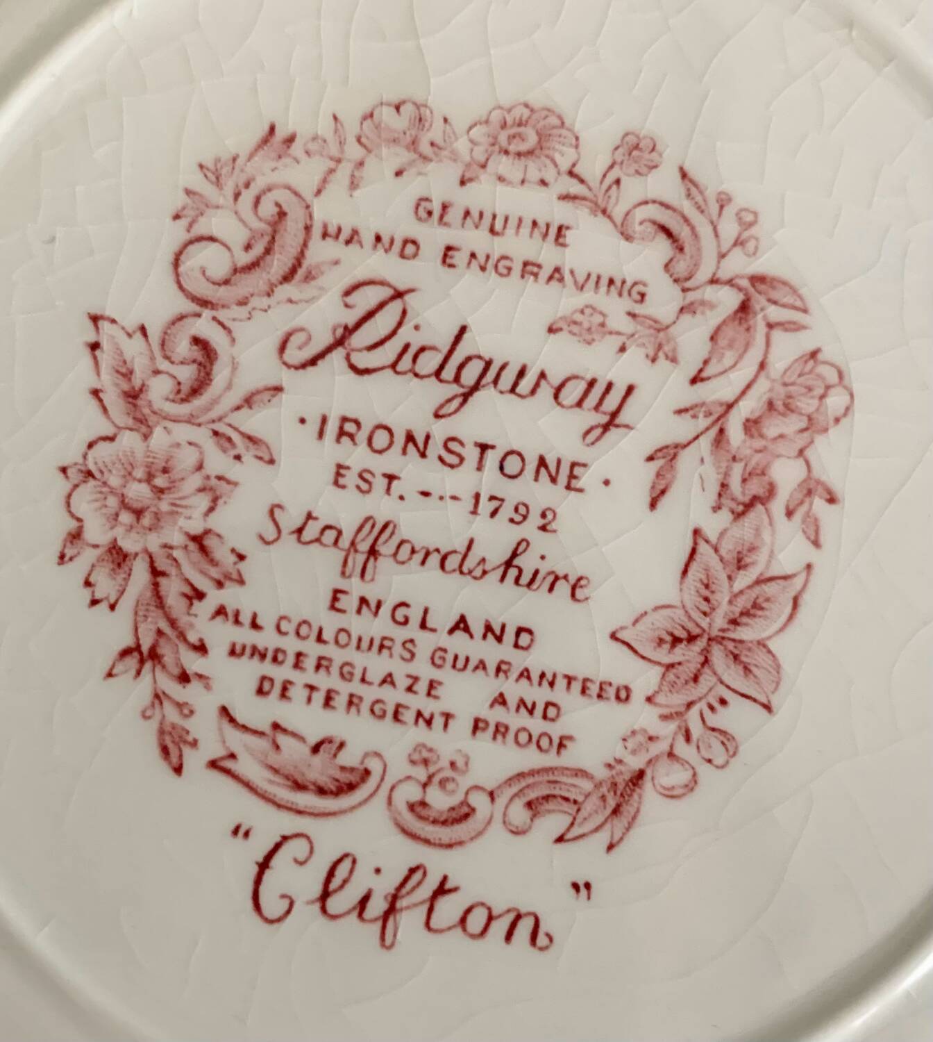 Ridgway Ironstone Dessert Plates