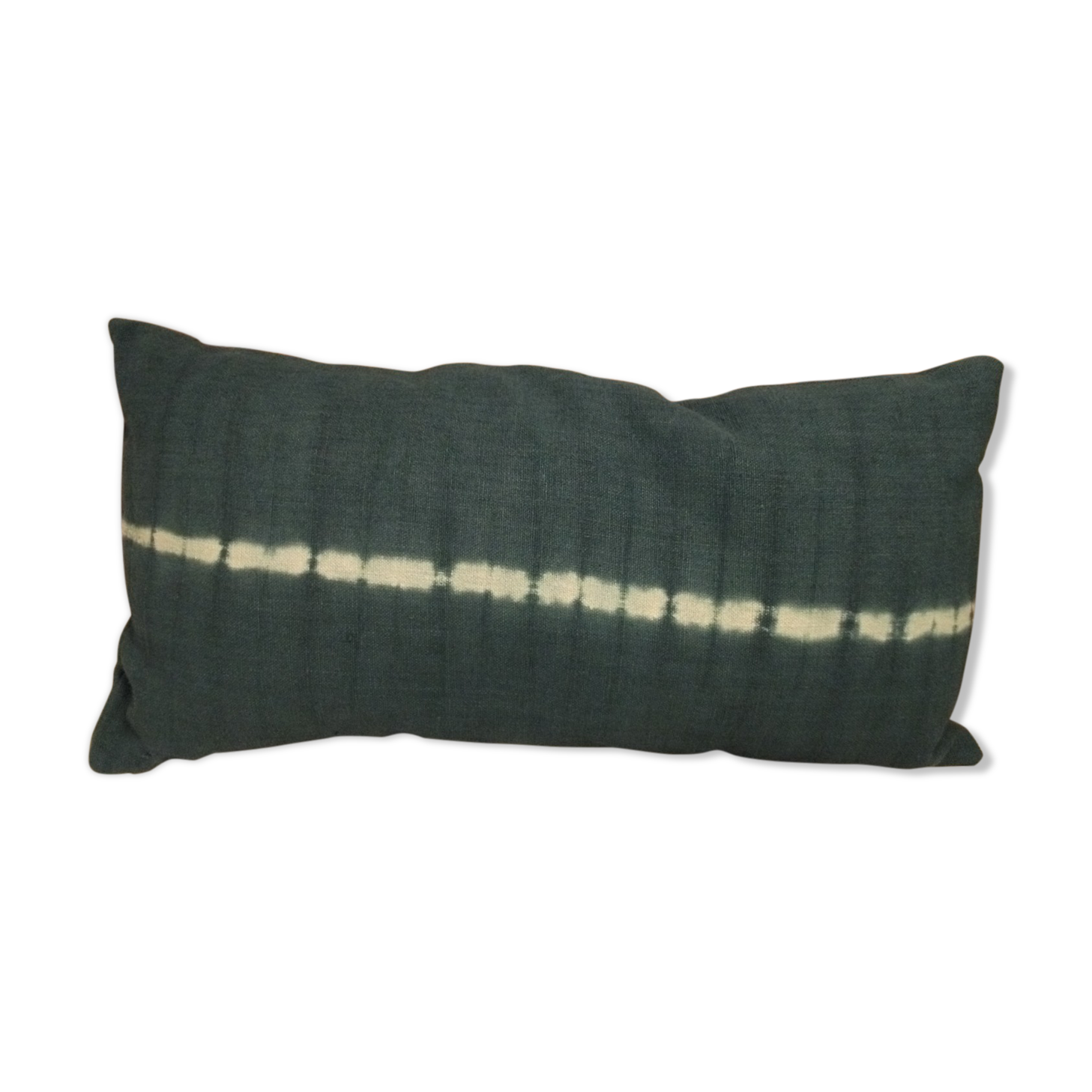 Colorful antique linen cushion