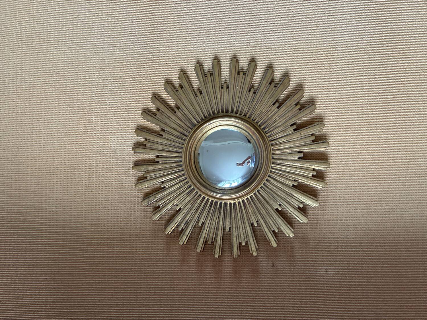 Antique sun mirror