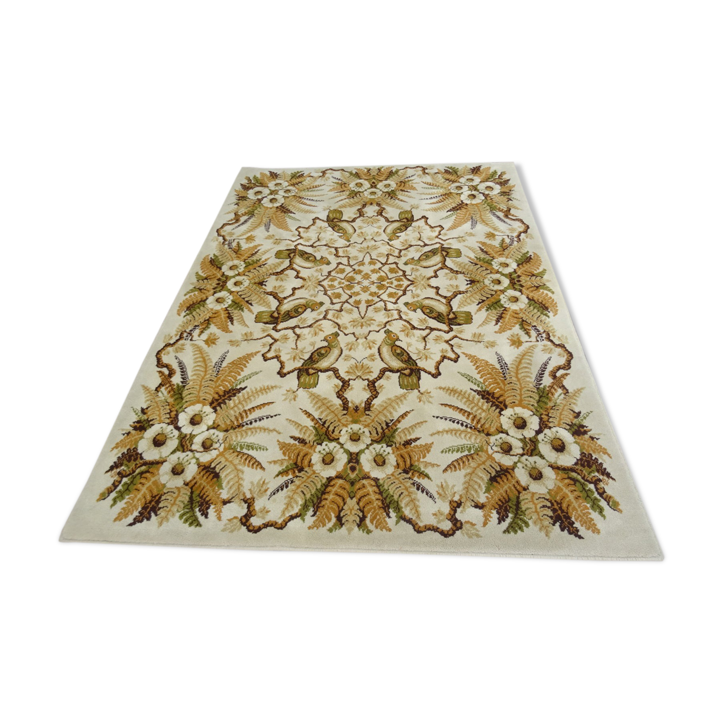 Parakeets wool rug 205 x 150cm
