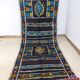 Handmade moroccan berber rug 345 x 110 cm