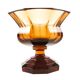 Goblet, Art Deco, crystal, Moser, Czechoslovakia, 1930s