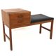 Scandinavian teak telephone bench, Sweden, 1960