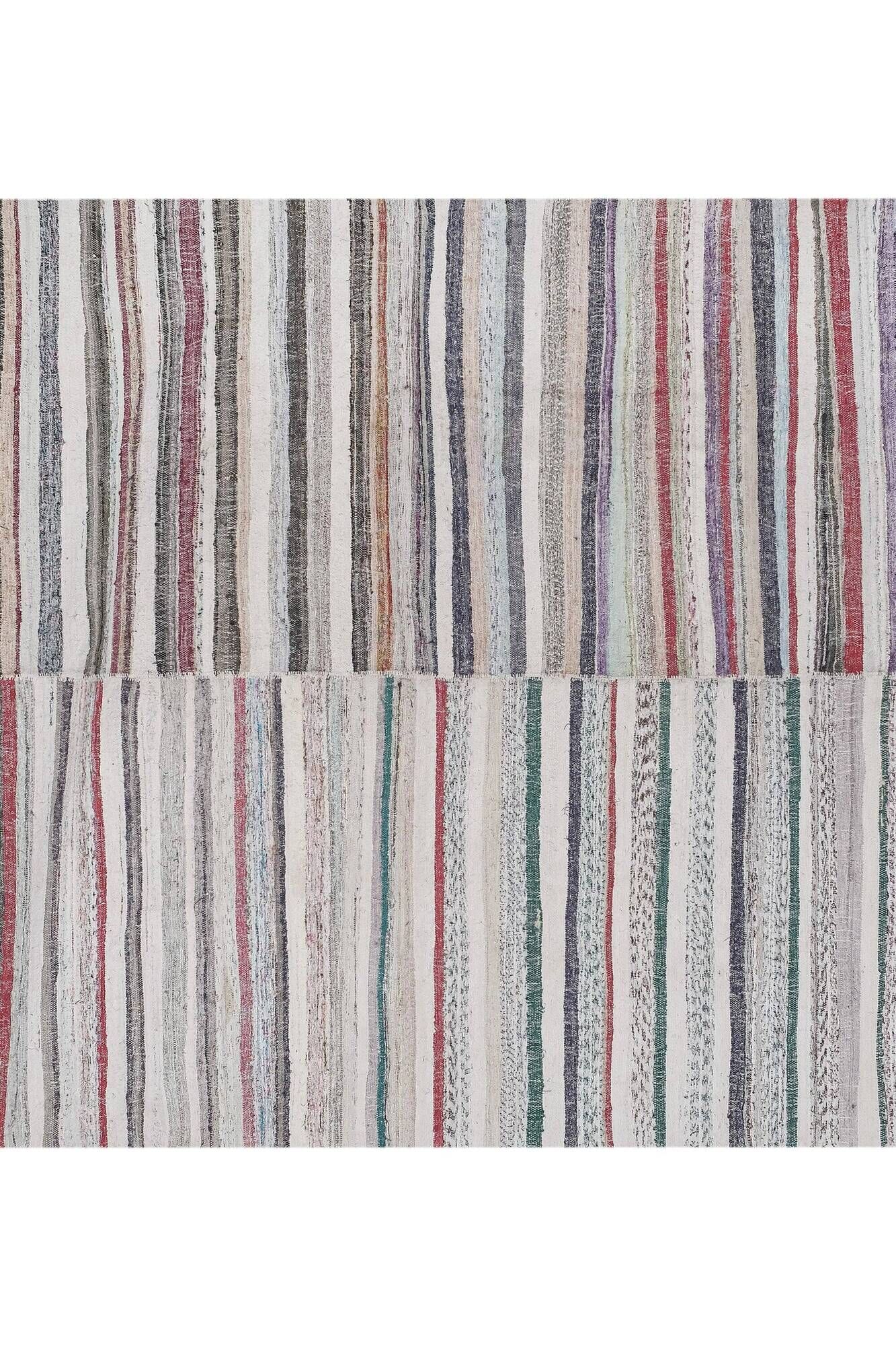 Vintage Turkish hallway rug 246x317 cm