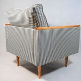 Vintage original armchair model ZWP-8 Cube, fully restored, 1970s