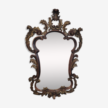 Miroir rocaille style Louis XV  120x73cms