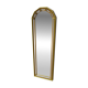 Hallway mirror, gilded frame, curtains and fleur-de-lis