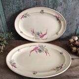 Vintage French oval serving dish by Moulin des Loups