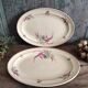 Vintage French oval serving dish by Moulin des Loups