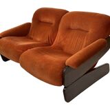 Vintage Space Age Sofa Two Seater Sofa Design 1970s