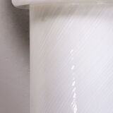 Vintage Set of 2 Opaline glass lamps, 1960 Germany.