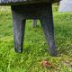 Old garden furniture in vintage stone