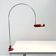 Lampe de table 'Spider' rouge par Joe Colombo pour Oluce, 1960