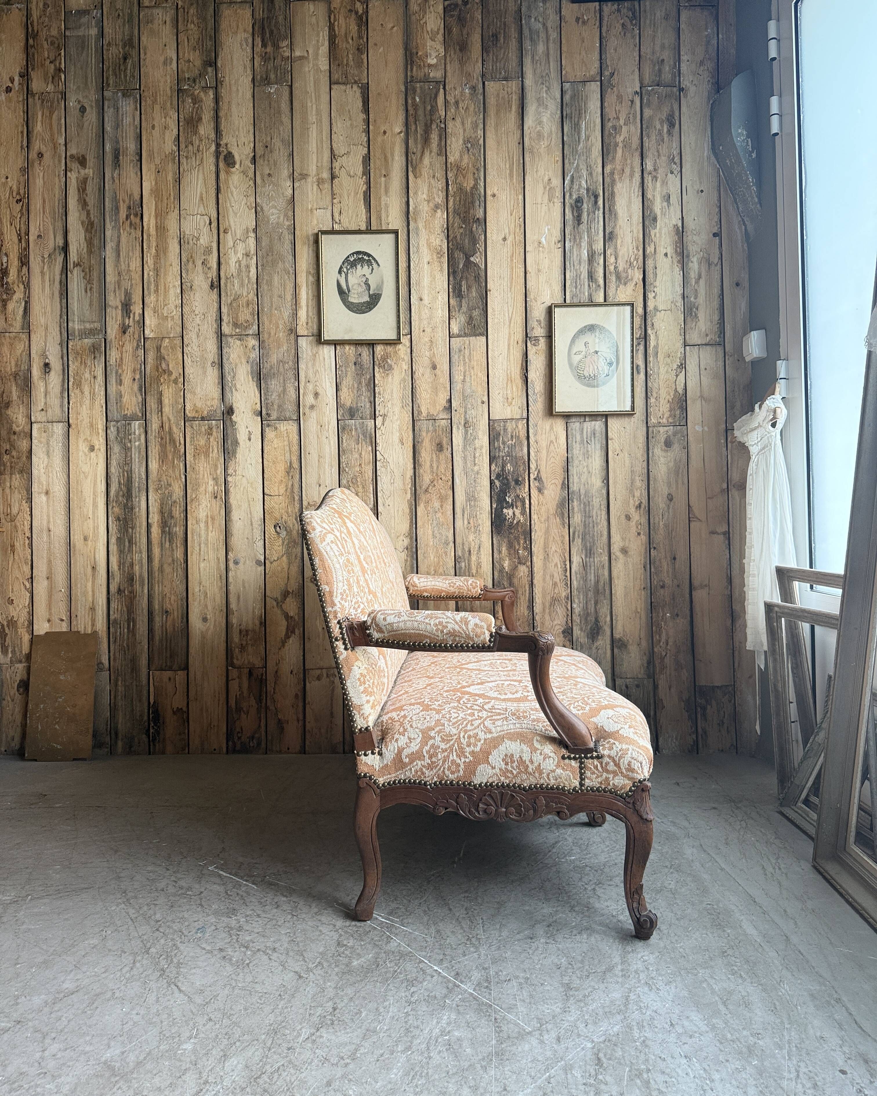 Antique two-seater Louis XV bench