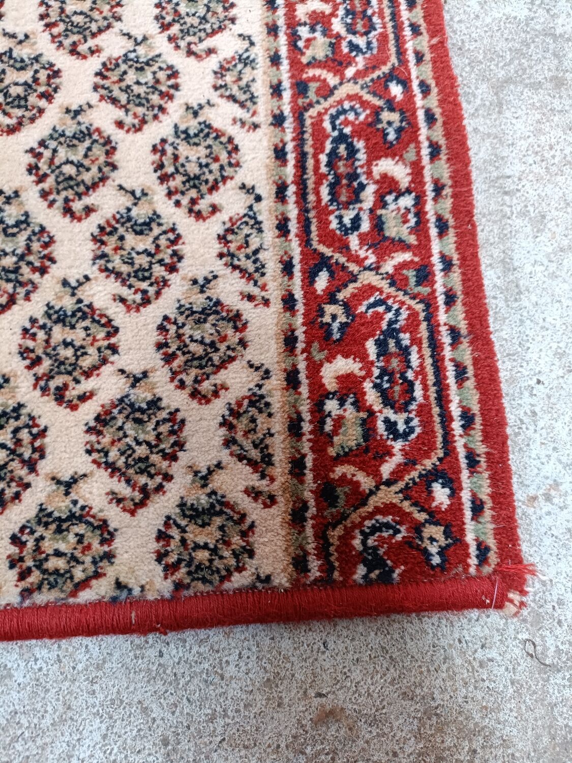 Pure new wool hallway rug Konia model from Lano, Belgium