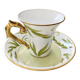 Bernardaud coffee/tea cup with saucer from the Frivole collection.