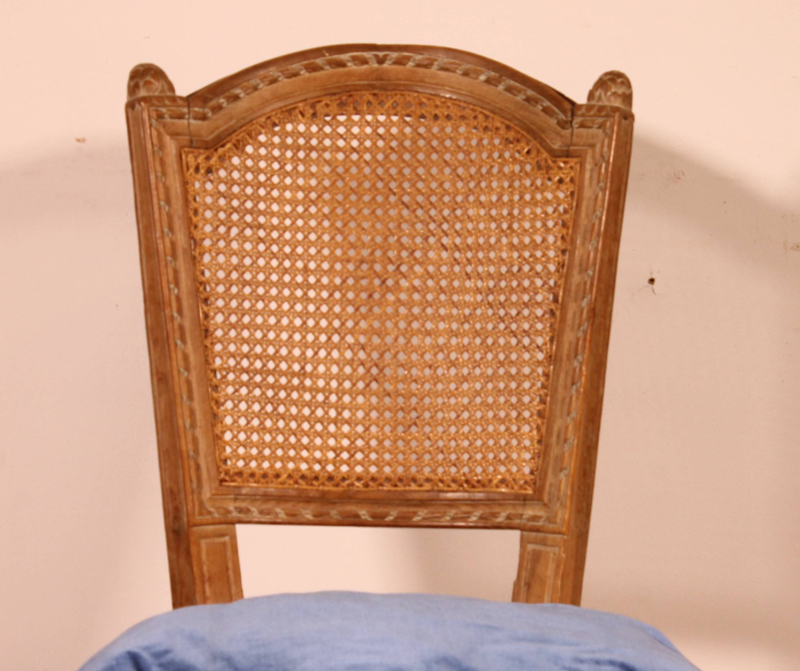 Directoire period oak chair