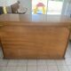 Buffet, vintage wicker commode in Riviera style, 1970s.